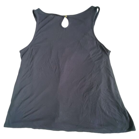 OVS NAVY TANK W/ LACE - Picture 3 of 7